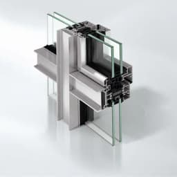 Alu-Fassaden-Fenster-Querschnitt